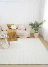 Vaskbar Blød Ryamata Fuzzy Lumo Offwhite