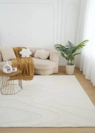 Vaskbar Blød Ryamata Fuzzy Meia Offwhite