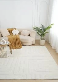 Vaskbar Blød Ryamata Fuzzy Vega Offwhite