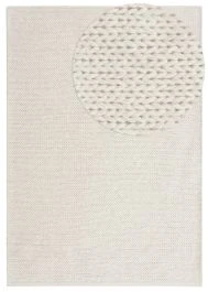 Uldtæppe Mellby Offwhite