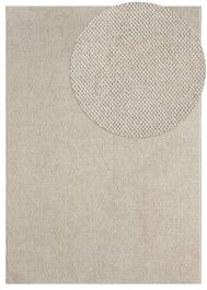 Uldtæppe-look Nordic Beige