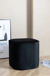 Adela Velvet Svart Puff