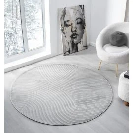 Rundt Bella Spin Grå
