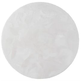 Rundt Fluffy Offwhite
