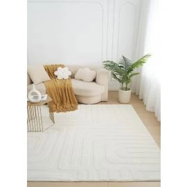 Vaskbar Blød Ryamata Fuzzy Vega Offwhite