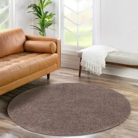 Rundt Lazy Gråbeige