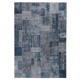 Patchwork Tæppe Mario Sullo Grå