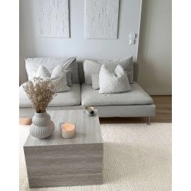 Uldtæppe Mellby Offwhite
