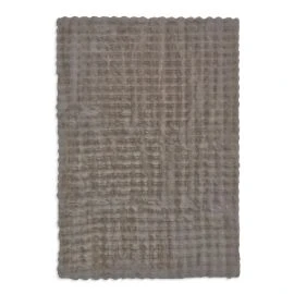 Vaskbart Pels-tæppe Rabbit Bubble Taupe