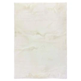 Pels Tæppe Rabbit Eco Offwhite