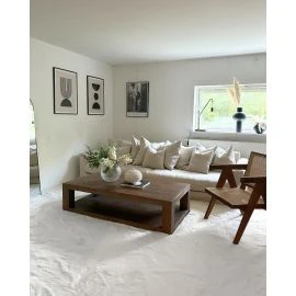Pels Tæppe Rabbit Eco Hvid