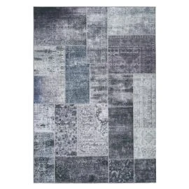Patchwork Tæppe Vero Rosso Grå