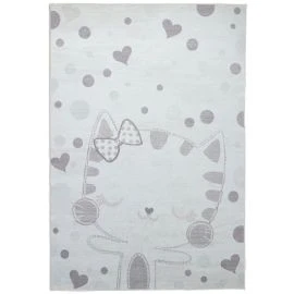 Børne Tæppe Zappy Kitty Fløde