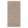 Dette produkt hedder Bella Zen, fremstillet af Polyester & Polypropylen materiale med en smuk Mørk Beige farve - SE Mattor