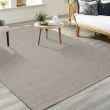 Dette produkt hedder Molly, fremstillet af 60 % Uld & 40% Bomuld  materiale med en smuk Mørk Beige farve - SE Mattor