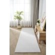 Dette produkt hedder Fluffy, fremstillet af Polyester materiale med en smuk Offwhite farve - SE Mattor
