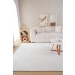 Dette produkt hedder Fluffy, fremstillet af Polyester materiale med en smuk Offwhite farve - SE Mattor