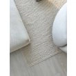 Dette produkt hedder Haga, fremstillet af 80% Uld & 20% Bomuld  materiale med en smuk Offwhite farve - SE Mattor