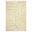 Dette produkt hedder Jade, fremstillet af Uld materiale med en smuk Beige farve - SE Mattor