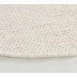 Dette produkt hedder Mellby, fremstillet af 80% Uld & 20% Bomuld  materiale med en smuk Offwhite farve - SE Mattor