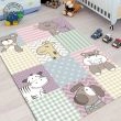 Dette produkt hedder Pastel Teddy, fremstillet af Polypropylen materiale med en smuk Pastell farve - SE Mattor