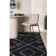 Dette produkt hedder Lunora, fremstillet af Uld materiale med en smuk Sort farve - SE Mattor