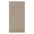 Dette produkt hedder Bella Zen, fremstillet af Polyester & Polypropylen materiale med en smuk Mørk Beige farve - SE Mattor
