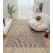 Dette produkt hedder Bella Zen, fremstillet af Polyester & Polypropylen materiale med en smuk Mørk Beige farve - SE Mattor
