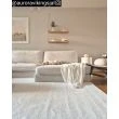 Dette produkt hedder Cloudy, fremstillet af Polyester materiale med en smuk Hvid farve - SE Mattor