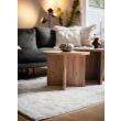 Dette produkt hedder Cloudy, fremstillet af Polyester materiale med en smuk Hvid farve - SE Mattor