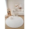 Dette produkt hedder Fluffy, fremstillet af Polyester materiale med en smuk Offwhite farve - SE Mattor