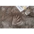 Dette produkt hedder Fluffy, fremstillet af Polyester materiale med en smuk Taupe farve - SE Mattor