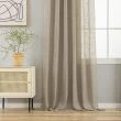 Dette produkt hedder Kristina, fremstillet af Polyester materiale med en smuk Linned farve - SE Mattor