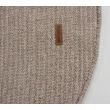 Dette produkt hedder Molly, fremstillet af 80% Uld & 20% Bomuld  materiale med en smuk Gråbeige farve - SE Mattor