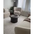 Dette produkt hedder Rabbit Stripe, fremstillet af Polyester materiale med en smuk Offwhite farve - SE Mattor