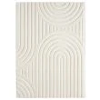 Dette produkt hedder Steam Heat, fremstillet af Polyester materiale med en smuk Offwhite farve - SE Mattor