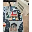 Dette produkt hedder Zappy City, fremstillet af Polyester materiale med en smuk Multi farve - SE Mattor