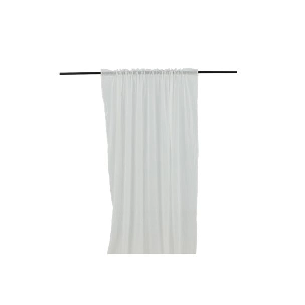 Linnegardin-look 2-pak Rosendimma Hvid