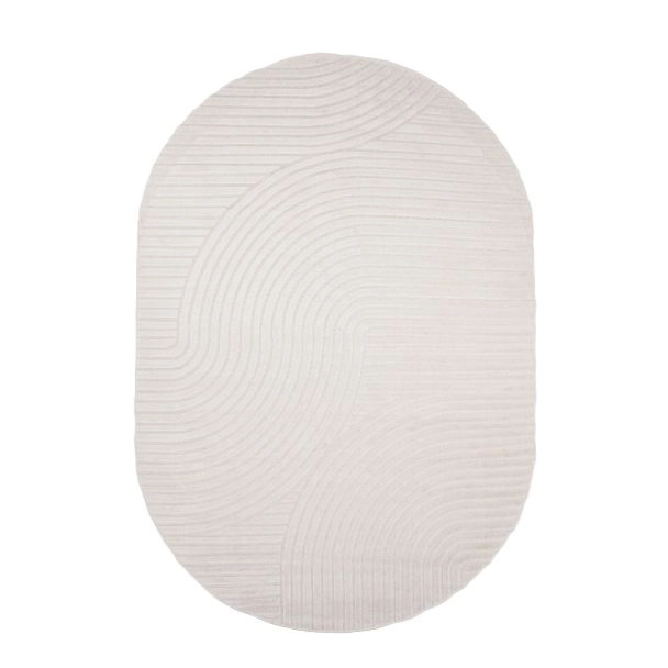 Oval Hilda Hvid