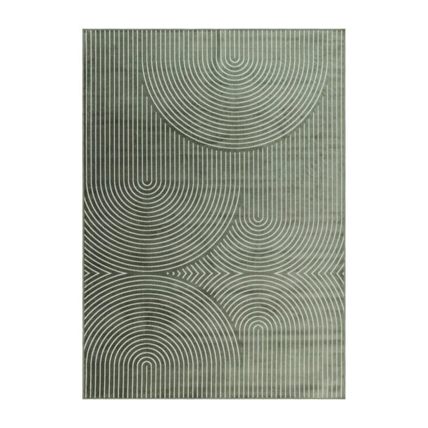 Giron Canyon Smaragdgrön Konstsilkesmatta