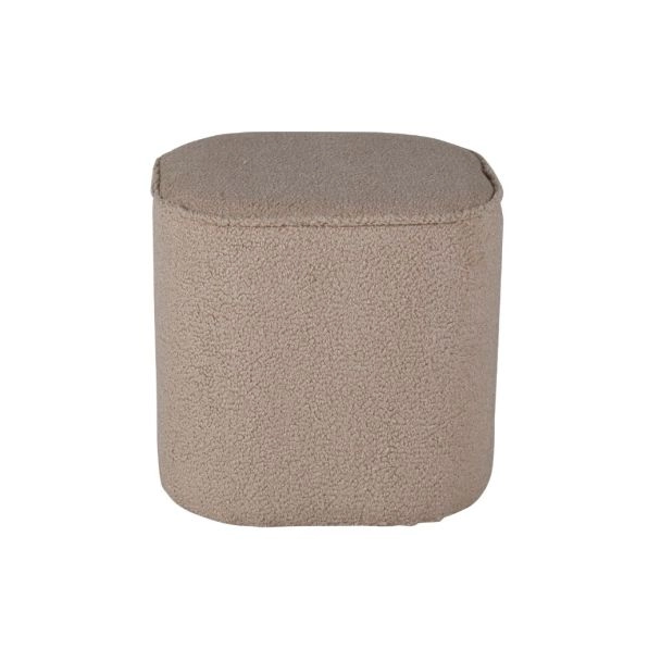 Puf Adela Teddy Beige