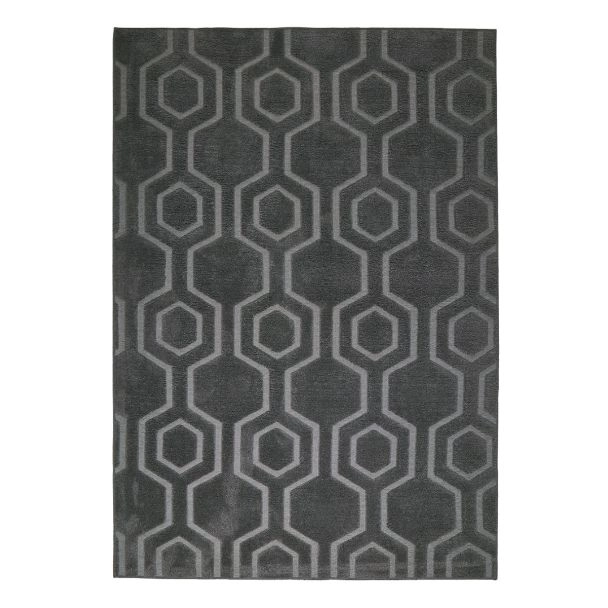 Dette produkt hedder Aira, fremstillet af Polyester materiale med en smuk Grå farve - SE Mattor