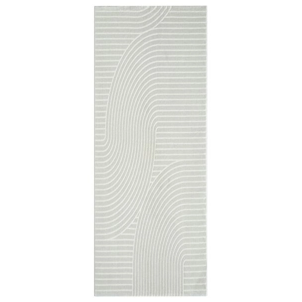 Dette produkt hedder Bella Spin, fremstillet af Polyester & Polypropylen materiale med en smuk Offwhite farve - SE Mattor
