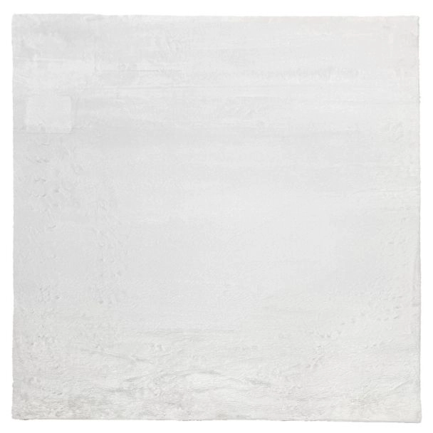 Firkant Cat Hvid Vaskbart Pels-tæppe