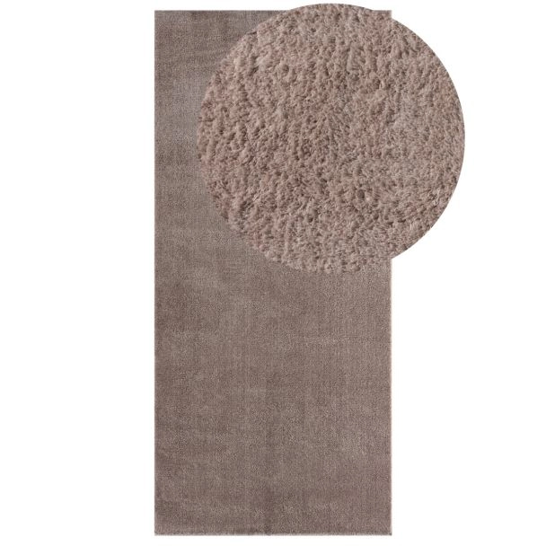 Dette produkt hedder Cloudy, fremstillet af Polyester materiale med en smuk Taupe farve - SE Mattor