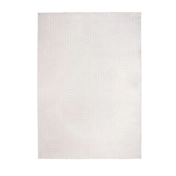 Dette produkt hedder Faro, fremstillet af Polyester materiale med en smuk Offwhite farve - SE Mattor