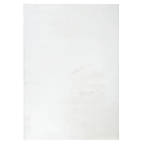 Mjuk Päls-look Matta Glossy Offwhite
