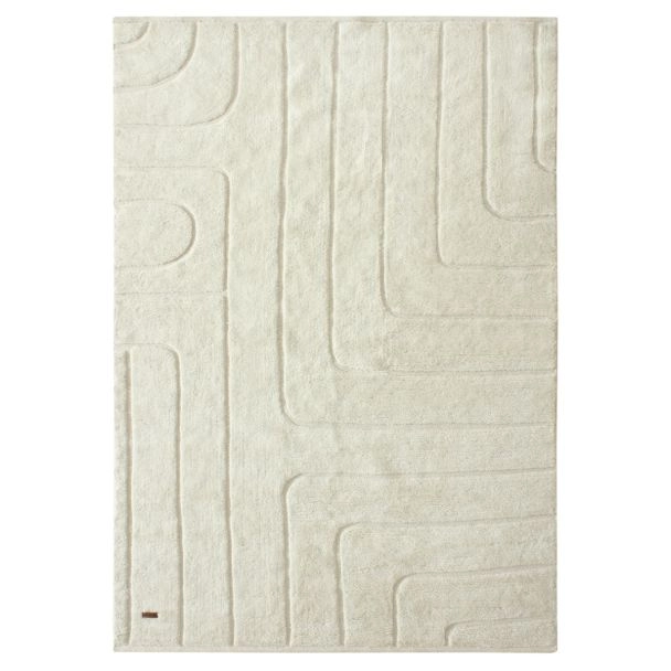 Uldtæppe Jofrid Klay Offwhite