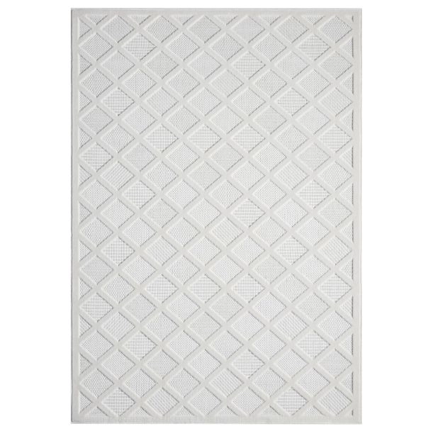 Dette produkt hedder Kino Nexo, fremstillet af Polypropylen materiale med en smuk Offwhite farve - SE Mattor