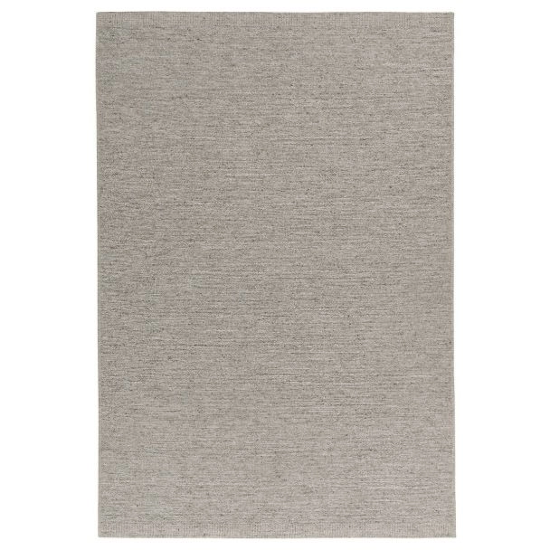 Dette produkt hedder Manon, fremstillet af Uld & Polyester materiale med en smuk Grå farve - SE Mattor